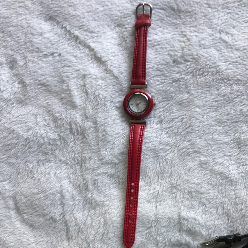 Franklin Silver And Red Watch